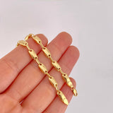 Pulso Rustico Liso 5.1g / 20.3cm / 4.5mm Oro Amarillo 18K