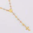 Rosario Virgen Milagrosa 8.55g / 55cm / 4mm Tres Oros 18K
