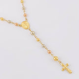 Rosario Virgen Milagrosa 8.55g / 55cm / 4mm Tres Oros 18K