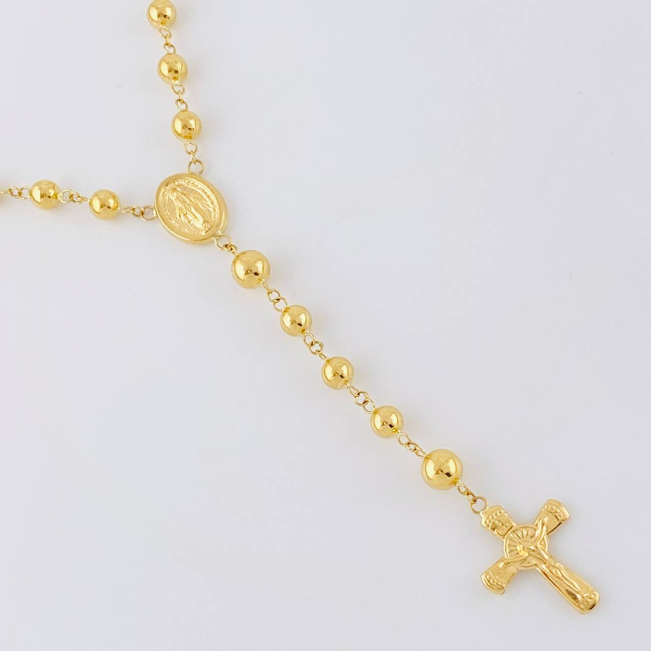Rosario Virgen Milagrosa 12.25g / 60cm / 5mm Oro Amarillo 18K