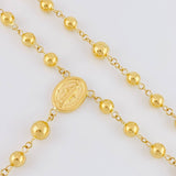 Rosario Virgen Milagrosa 12.25g / 60cm / 5mm Oro Amarillo 18K