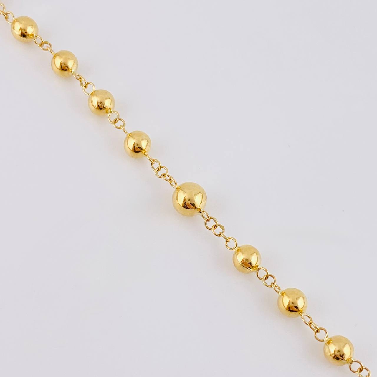 Rosario Virgen Milagrosa 11.65g / 60cm / 5mm Oro Amarillo 18K
