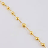 Rosario Virgen Milagrosa 11.65g / 60cm / 5mm Oro Amarillo 18K