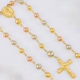 Rosario Virgen Milagrosa 12.05g / 60cm / 5mm Tres Oros 18K
