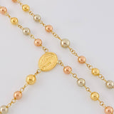 Rosario Virgen Milagrosa 12.05g / 60cm / 5mm Tres Oros 18K
