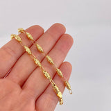 Pulso Rustico Barril 4.55g / 20.9cm / 4.1mm Oro Amarillo 18K