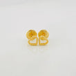 Topos Silueta Corazon 0.55g / 5mm Oro Amarillo 18K