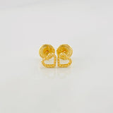 Topos Silueta Corazon 0.55g / 5mm Oro Amarillo 18K