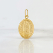 Dije Virgen de Guadalupe Plana 0.95 g / 2.6 cm Oro Amarillo 18K