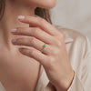 Anillo Solitario Esmeralda 10 Pts 1.3gr / T7 / Oro Amarillo 18K