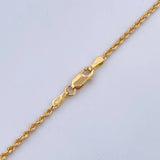 Cadena Lazo 2.25gr / 60.5cm / 1.4mm Oro Amarillo +3 18K $
