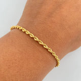 Pulso Lazo 1.8gr / 19.2cm / 2.4mm Oro Amarillo +3 18K $