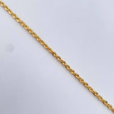 Pulso Lazo 1.8gr / 19.2cm / 2.4mm Oro Amarillo +3 18K $