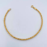 Pulso Lazo 1.8gr / 19.2cm / 2.4mm Oro Amarillo +3 18K $