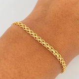 Pulso Chino 2.5gr / 18.8cm / 2.3mm Oro Amarillo +1 18K $