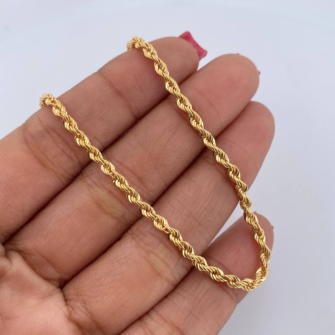 Pulso Lazo 1.8gr / 19.2cm / 2.4mm Oro Amarillo +3 18K $