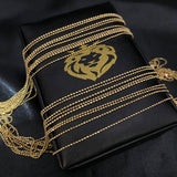 Cadena Militar 2.1gr/45cm Diamantada Oro Amarillo +3