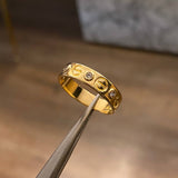 Anillo CT 3.45gr-T8 3/4 Circones Amarillo Oro Amarillo*