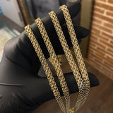 Cadena China 10.8gr / 60cm / 5.45mm Oro Amarillo +0