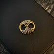 Herraje GC 2.45gr/1.8cm Circones Negros Oro Amarillo*