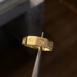 Anillo Heptagonal 2.5gr T6 Oro Amarillo Italy +4