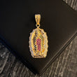 Dije Virgen de Guadalupe 5.4gr / 3.5cm Circones Blancos Verdes Fucsias Oro Amarillo