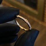 Anillo CT de Orion 2.2gr T7 Circones Blancos Oro Amarillo*