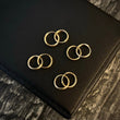 Candongas Mini Aro 0.5gr / 0.9cm Lisa Oro Amarillo*