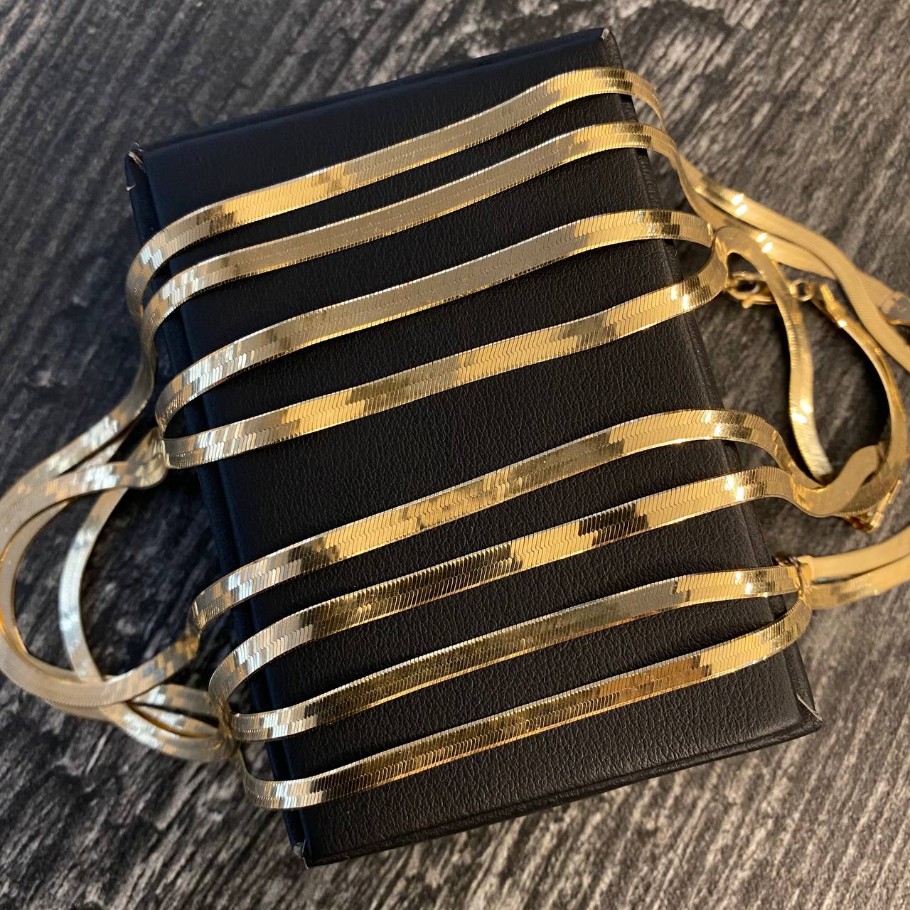 Cadena Espejo 7gr / 40cm Oro Amarillo +2