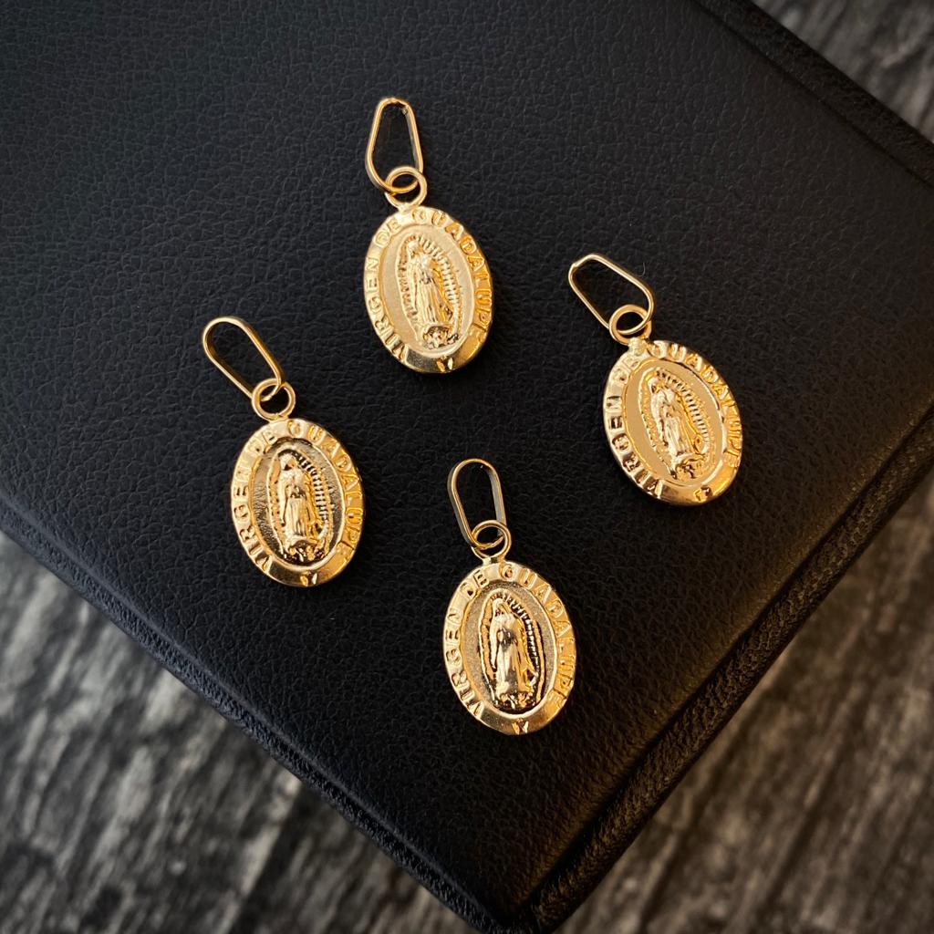 Dije Virgen de Guadalupe 0.35gr/1.6cm Soplado Oro Amarillo