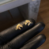 Herraje Caballo 0.35gr / 1.5cm Mate Oro Amarillo