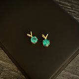 Dije Esmeralda 0.6gr/1cm 40pts Oro Amarillo (Joya)