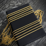 Cadena Lazo 1.65gr/50cm Oro Amarillo +2