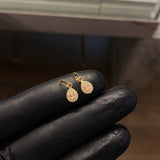 Dije Pera 0.3gr/1.3cm Tiny Circones Rosa Blancos Oro Amarillo
