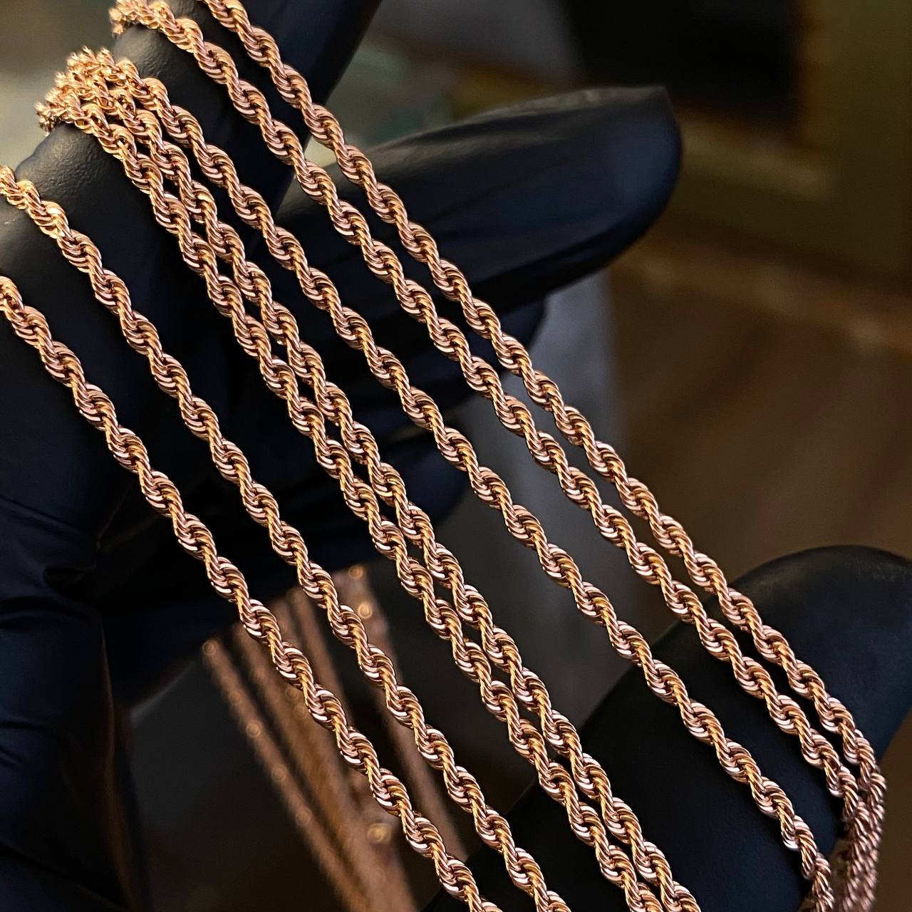 Cadena Lazo 2.9gr/60cm Oro Rosa +2*