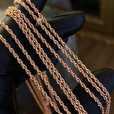 Cadena Lazo 2.9gr/60cm Oro Rosa +2*