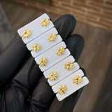 Topos Abeja 0.6gr Mate Oro Amarillo