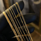 Cadena Veneciana 0.95gr / 50cm / 0.7mm Oro Amarillo +3
