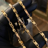 Cadena Rustica Española 17.85gr / 65cm / 4mm Tres Oros
