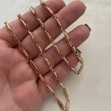 Cadena Rustica 11.0gr/60cm Cilindro Adige Oro Rosa