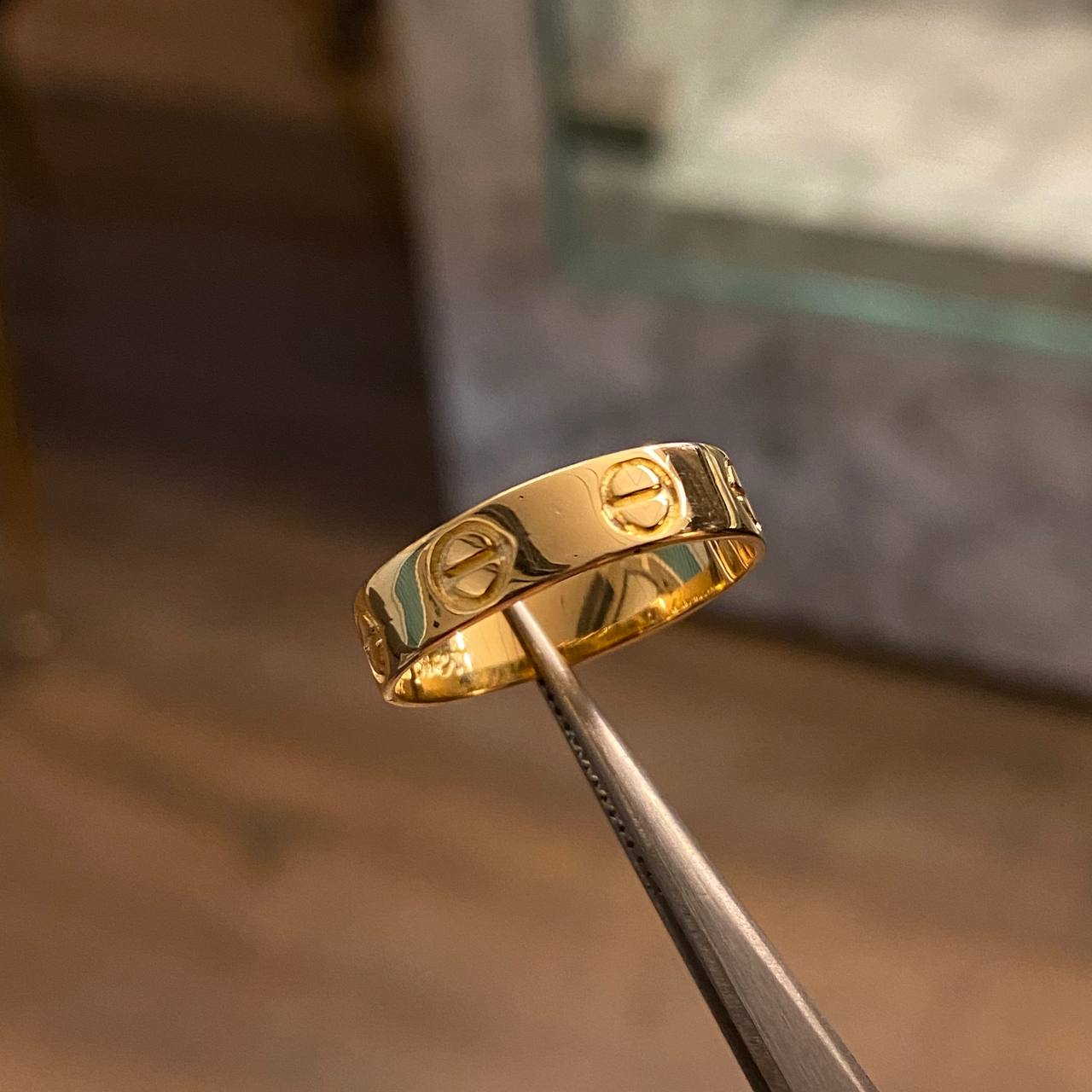 Anillo CT 3.0gr-T7 3/4 Liso Oro Amarillo*