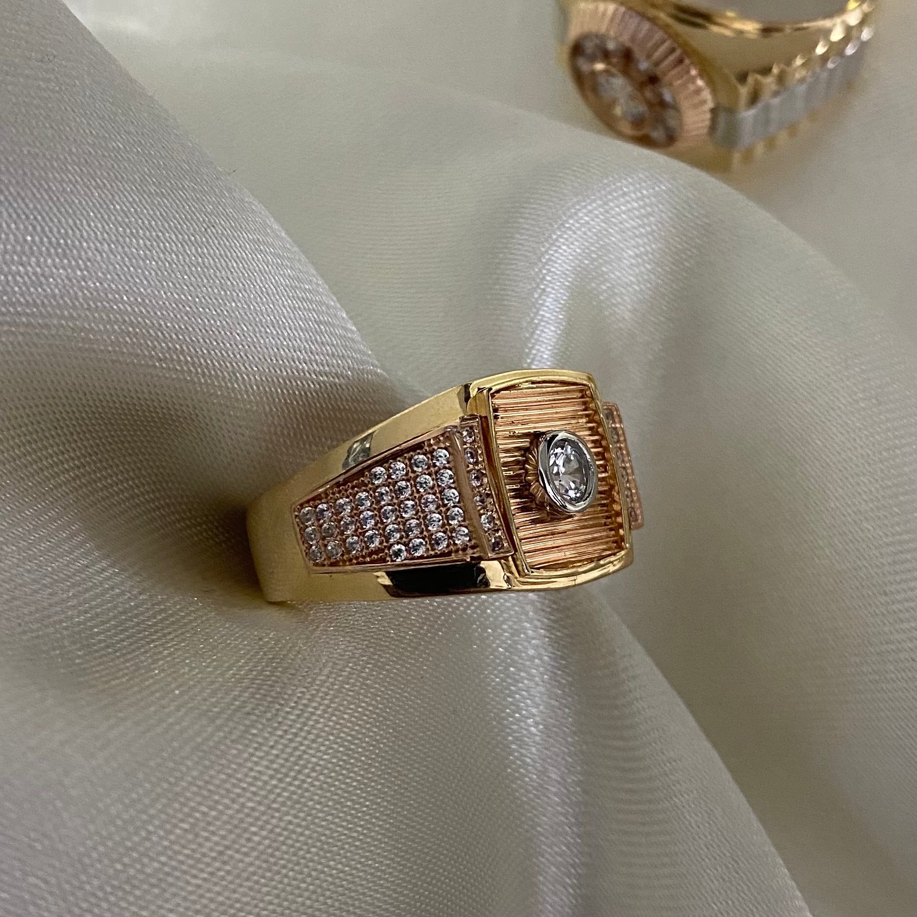 Anillo Retro 6.5gr - T10 1/4 Tres Oros