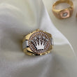 Anillo Corona Rx 10.85gr - T10 Tres Oros