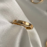 Anillo Ct 2.15gr-T7 Liso Oro Amarillo