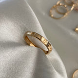 Anillo Ct 2.15gr-T7 Liso Oro Amarillo