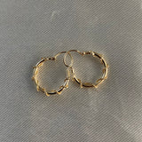 Candongas 0.85gr/1.2cm Lazo Oro Amarillo