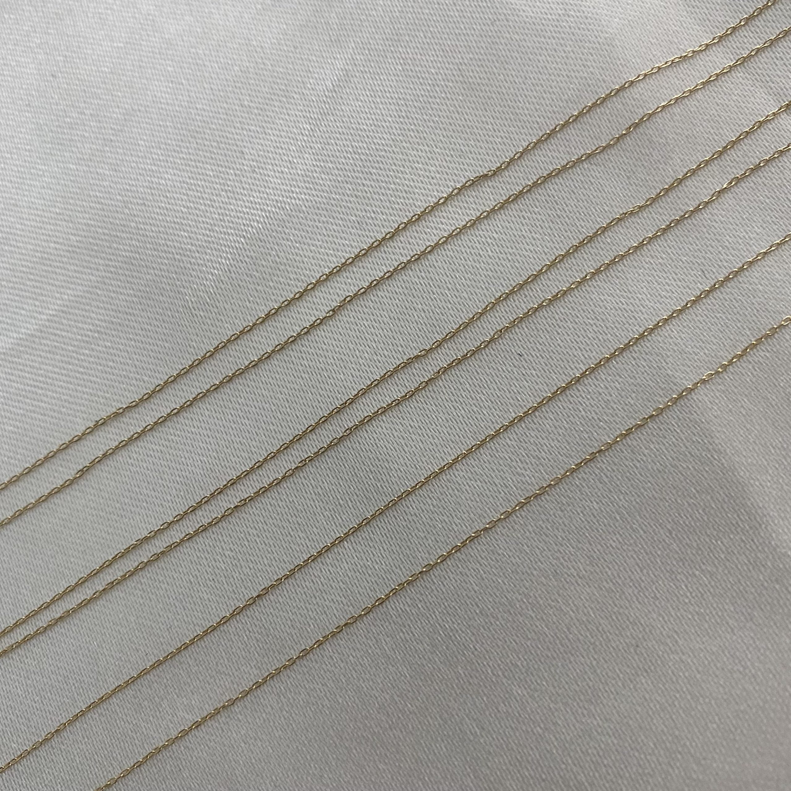 Cadena Aro Seguido 0.75gr/50cm Oro Amarillo