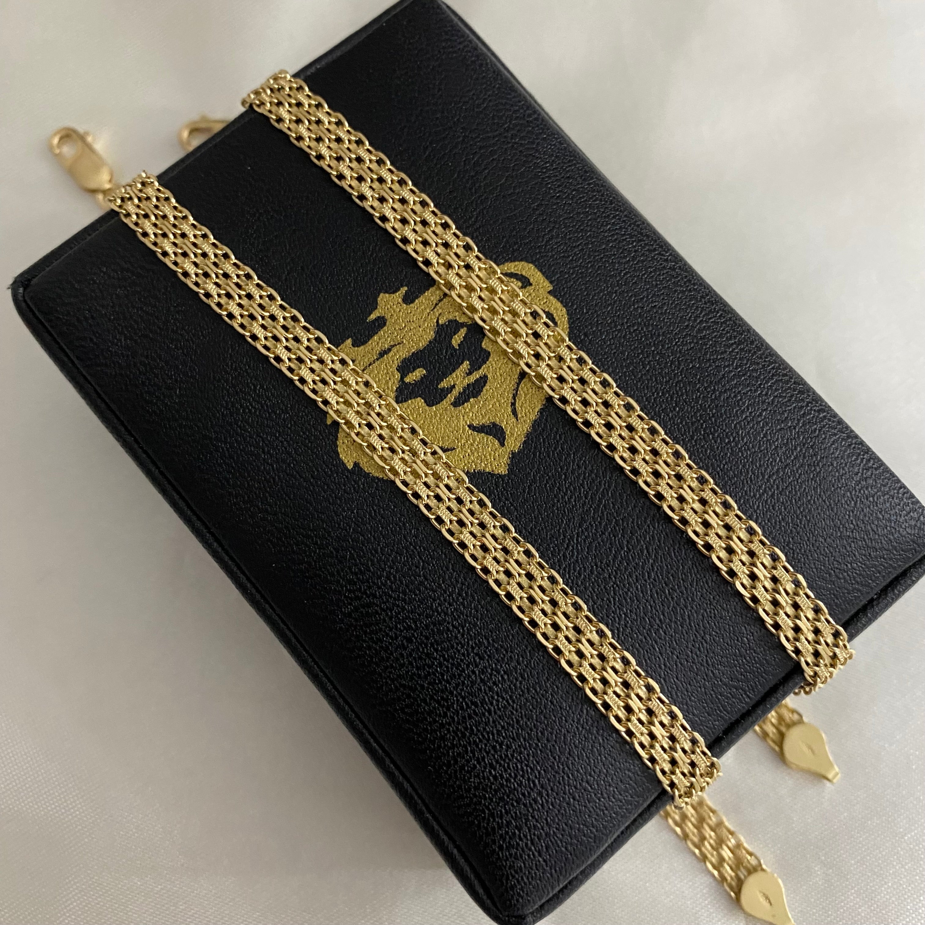 Pulso Chino 8.6gr/19.5cm Oro Amarillo 6mm