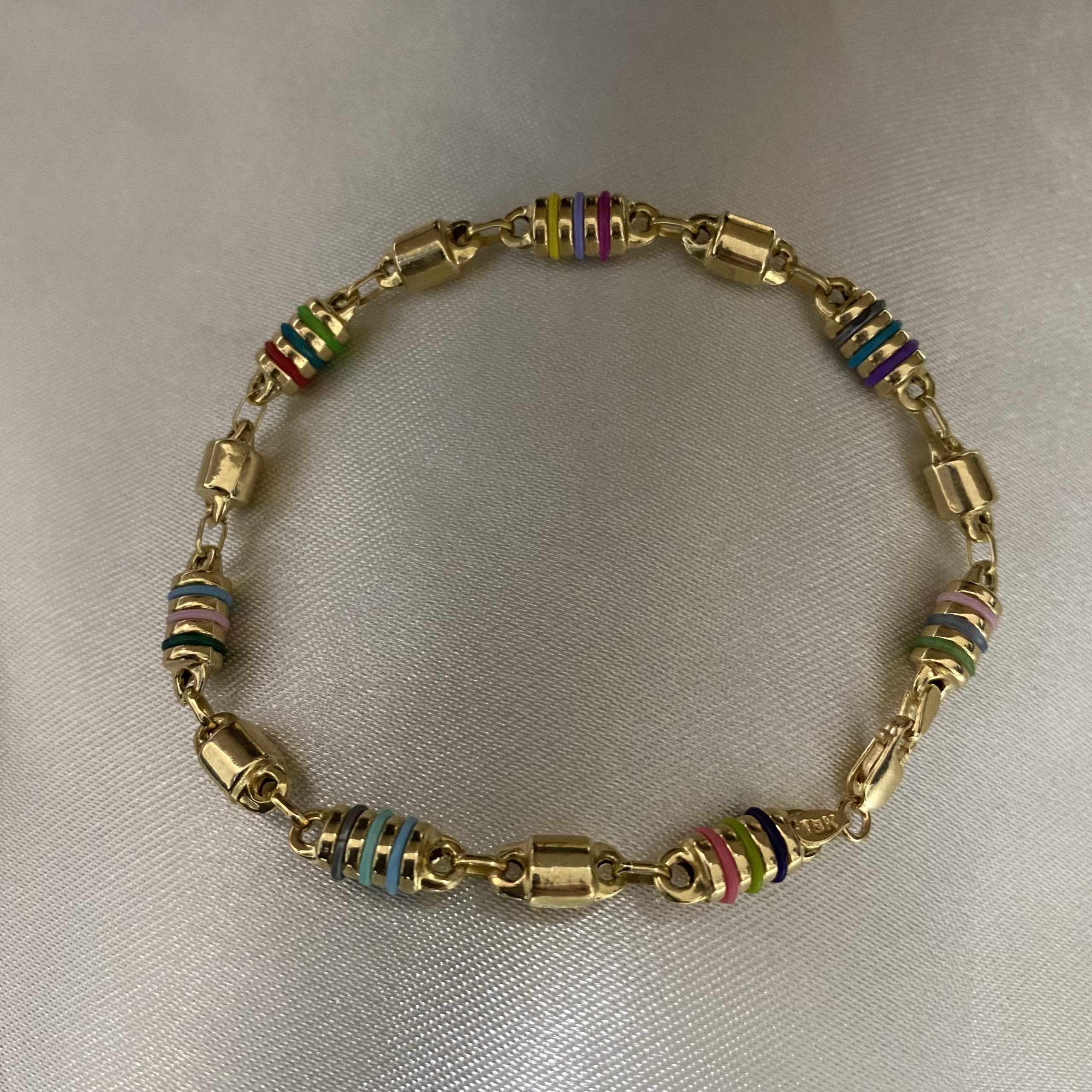 Pulso Rustico Colores 4.75gr/18cm Oro Amarillo