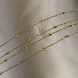 Cadena Aro Seguido 1.05gr/40cm Especial Bolas 2mm Oro Amarillo